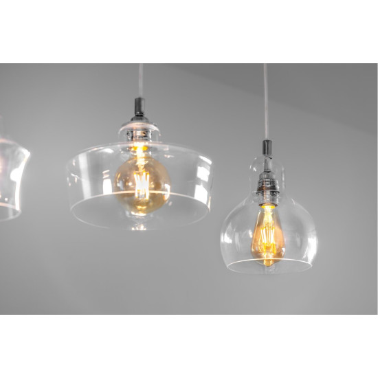 LED ŽARNICA STARINSKA, E27, ST64, 4 W, 300 lm, 3000K, AC220-240V, 360°, PROZORNA