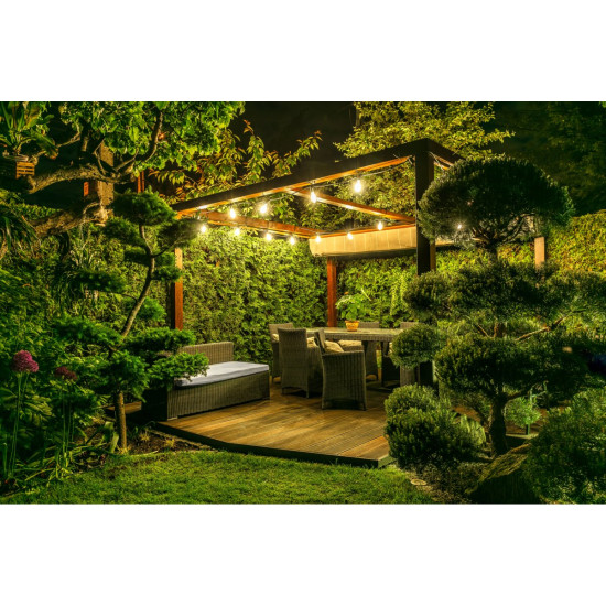 LED ŽARNICA STARINSKA, E27, ST64, 4 W, 300 lm, 3000K, AC220-240V, 360°, PROZORNA