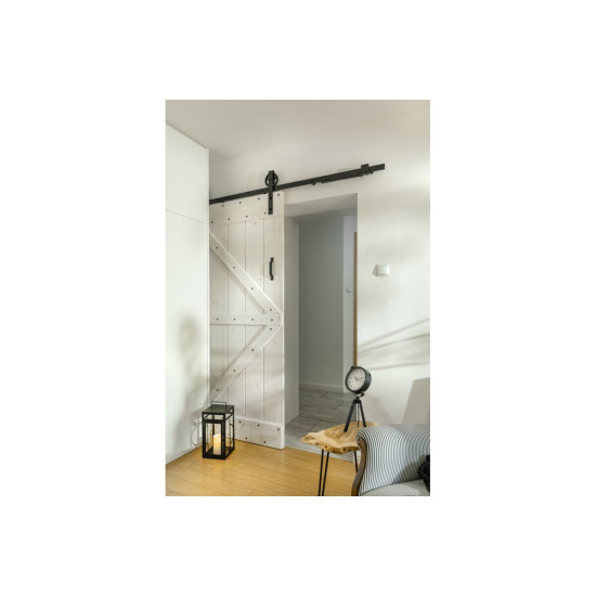 LOFT DRSNI SISTEM, 200 cm, ČRNA MAT (10x35MM + 10x60mm)