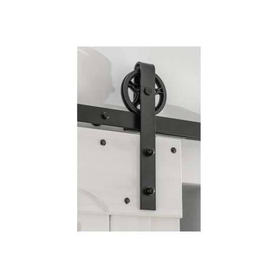 LOFT DRSNI SISTEM, 200 cm, ČRNA MAT (10x35MM + 10x60mm)