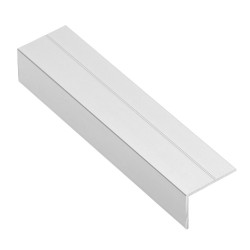 ALUMINIJAST PROFIL KOTNI  18MM, L=3m, ALU BARVA