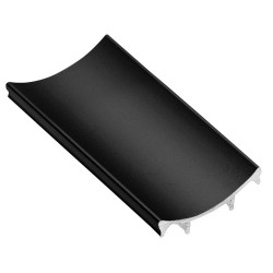ALUMINIJAST PROFIL  POKRIVNA MASKA   PRO, L=4,05 m, ČRNA  BARVA