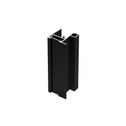 Aluminijska profil ručka NERO 18mm/4mm, crna