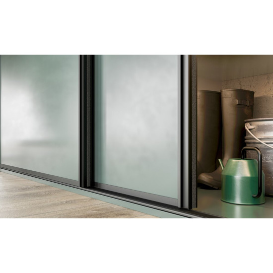 ALUMINIJAST PROFIL  ROČAJ NERO 18mm/4MM, L=2,7m, ČRNA  BARVA