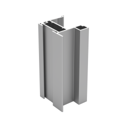 ALUMINIJAST PROFIL  ROČAJ NERO 19mm/4MM, L=3m, ALU BARVA