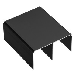 Aluminijski profil gornja vodilica, L=4,05 m, crni