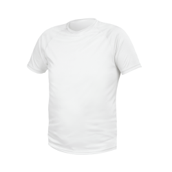 SEEVE KRATKA MAJICA POLIESTER BELA   3XL