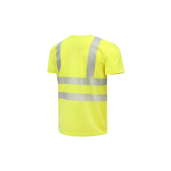 JURAL II VISOKO VIDLJIVA KRATKA MAJICA BOMBAŽ RUMENA 3XL (58)