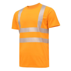 JURAL II VISOKO VIDLJIVA KRATKA MAJICA BOMBAŽ ORANŽEN XL (54)