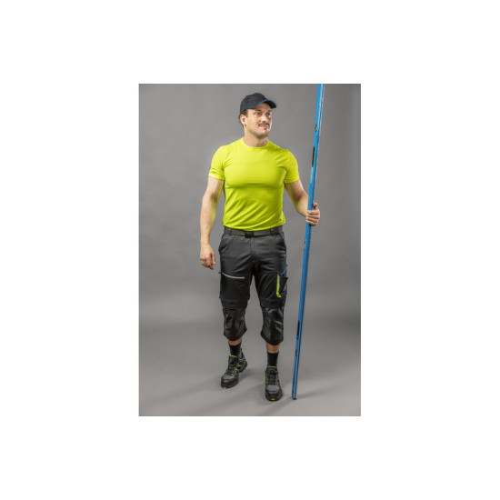 GRATZ rastezljiva polipamučna majica žuti hi-vis 4XL (60)