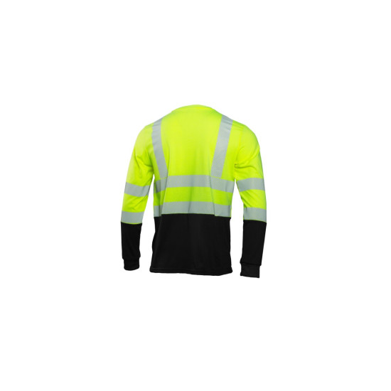 LUM majica s upozorenjem dugih rukava žuta L (52)