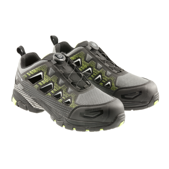 PAGLAU zaštitne sandale LACE SYSTEM S1PS SR FO crna/zelena 44