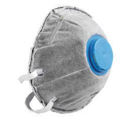 DALKE polumaska s ventilom FFP2 svijetlo siva  uni (3 kom /pak.)