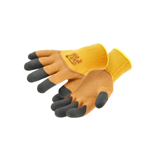 LYCK TERMO ROKAVICE (LATEX PREVLEKA)  ORANŽEN 10