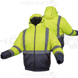 OKER jakna reflektirajuća, polar, tipa BOMBER, žuta S