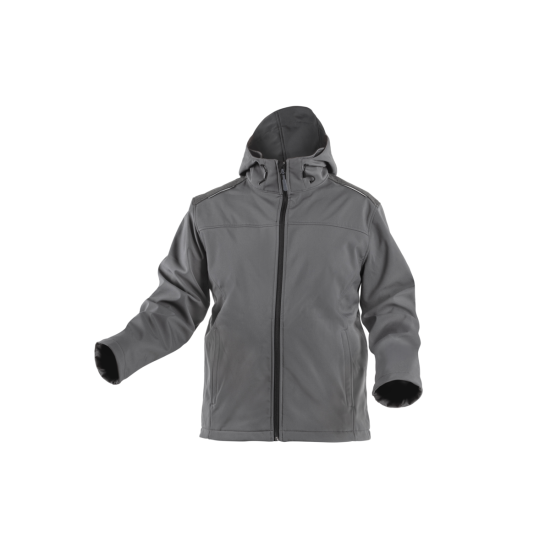 INN jakna softshell s kapuljačom grafit S (dio kompleta s hlačama ELDE)