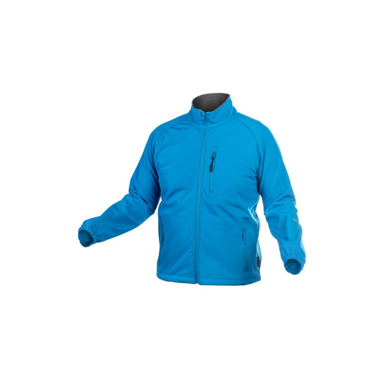 BIESE SOFTSHELL JAKNA MODRAA 2XL