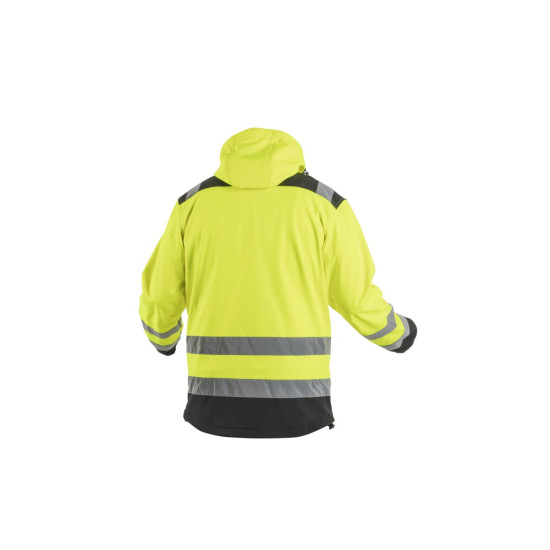 ARGEN reflektirajuća softshell jakna s kapuljačom, boja žuta S