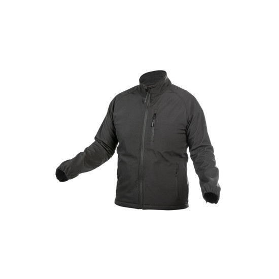 BIESE SOFTSHELL JAKNA ČRNA  2XL
