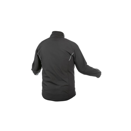 BIESE SOFTSHELL JAKNA ČRNA  3XL