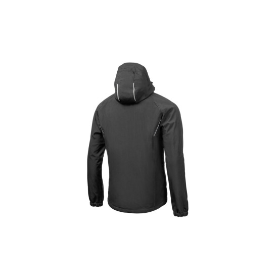 DITTER SOFTSHELL JAKNA S KAPUCO, ČRNO 2XL (56)