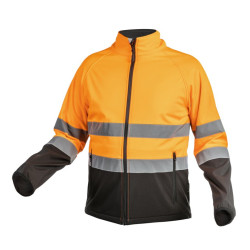 EXTER SOFTSHELL VARNOSTNA JAKNA ORANŽEN S