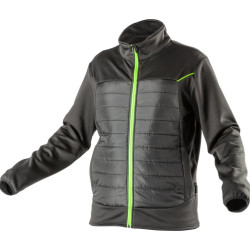 LEVIN HIBRIDNA FLIS JAKNA ČRNA  3XL (58)