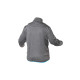 NISTER tehnički sweatshirt sivi melange/plavi 2XL (56)