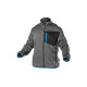 NISTER tehnički sweatshirt sivi melange/plava M (50)