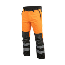 TRAUN SOFTSHELL VARNOSTNE HLAČE ORANŽNE L