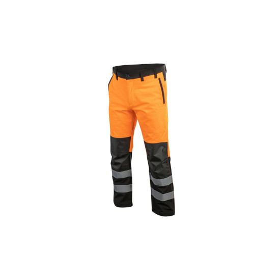 TRAUN SOFTSHELL VARNOSTNE HLAČE ORANŽNE L