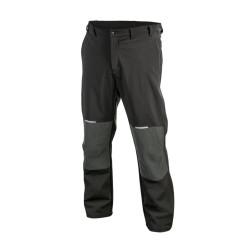 ELDE SOFTSHELL HLAČE ČRNE  XL