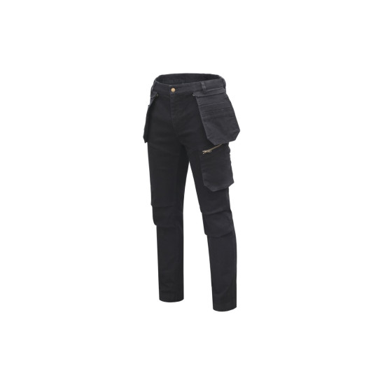 ESDORF ZAŠČITNE JEANS HLAČE ČRNA  L (52)