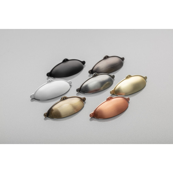 Ručkica MARSALA C=64mm, mat crna