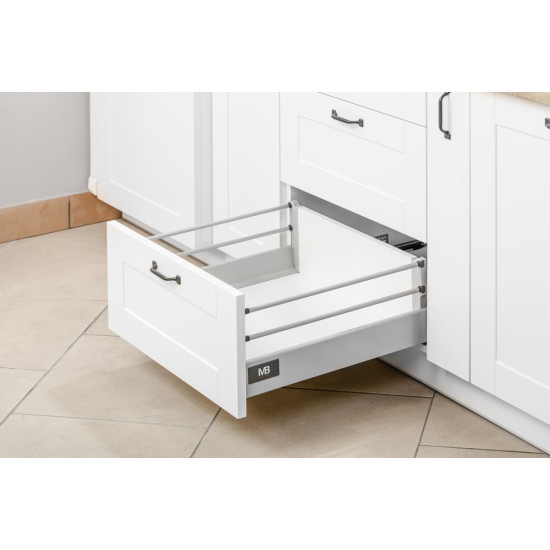 Uzdužni reling za ModernBox®, sivi 300 mm