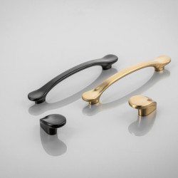 Ročaj material: cinkova zlitina VENICE C=128 mm črna mat