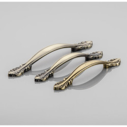 Ročaj WERONA L-128, črni krom plus zlato