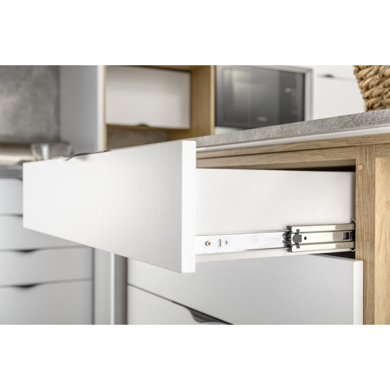 Kuglična vodilica ladice VERSALITE PLUS H=45 L-450mm - soft closing