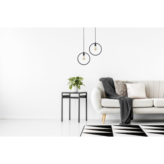 Plafonska svjetiljka  FIJA,2805,krug,AC220-240V,50/60Hz,1*E27, max.40W, IP20, śr.31,5cm,pojedin.  crna