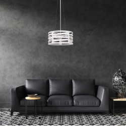 Plafonska svjetiljka  MARISA, AC220-240V,50/60Hz,3*E27, max.40W, IP20, śr.40 cm,trostruka  bijela