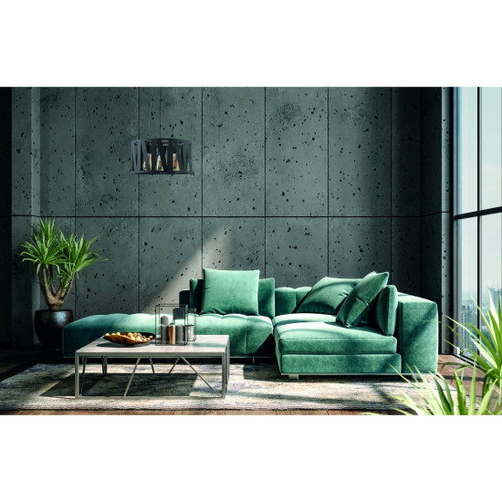 Plafonska svjetiljka  MELODY, AC220-240V,50/60Hz,3*E27, max.40W, IP20, śr.40 cm,trostruka  crna