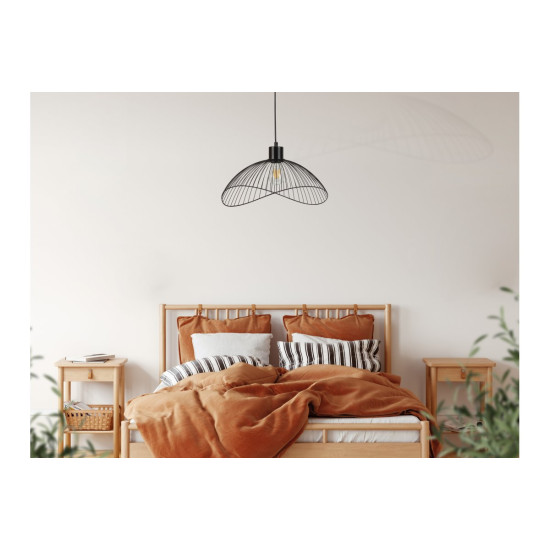 Plafonska svjetiljka  RETO 2, 4151,AC220-240V,50/60Hz,1*E27, IP20,promjera  50 CM,pojedin.,crna