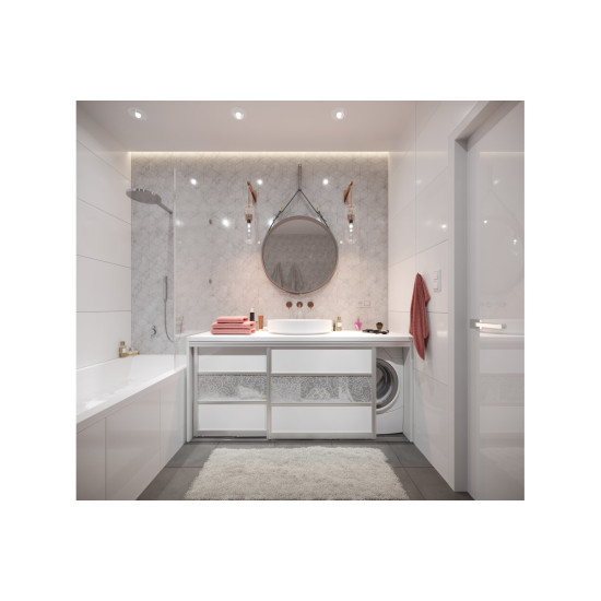 Aluminijski profil, gornja vodilica 10/4 mm, L=1,7 m aluminij