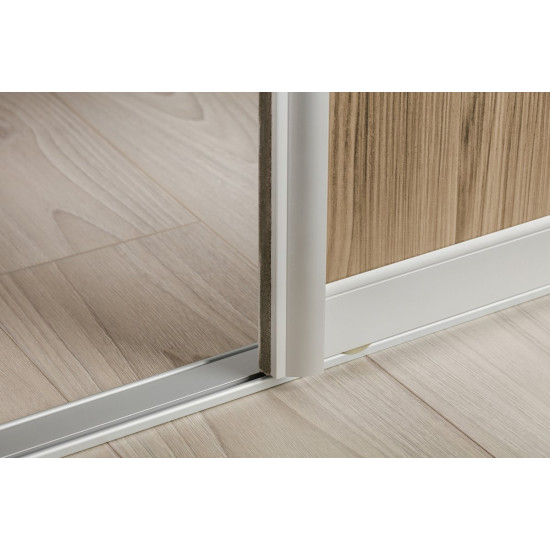 Aluminijski profil poklopac EVO, L=2,35, aluminij