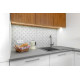 Aluminijski profil LED mikro - nanesena GLAX srebro L =2 m