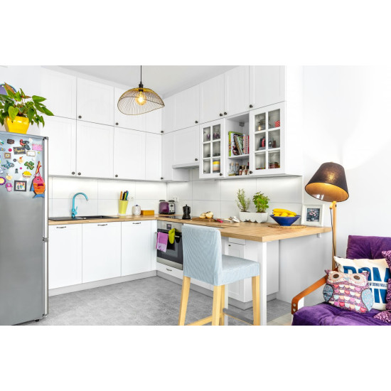 LED primijenjeni aluminijski profil GLAX Mini High 14mm Srebro 2m