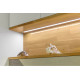 LED aluminijski profil s GLAX srebrnom prirubnicom 2 m (mortise), verzija 2