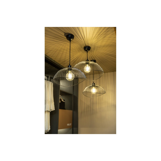 Plafonska svjetiljka  RETO 2, 4151,AC220-240V,50/60Hz,1*E27, IP20,promjera  50 CM,pojedin.,crna