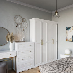 Fabricio C = 192 mm brušeno zlato