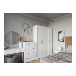 Fabricio C = 128 mm brušeno zlato